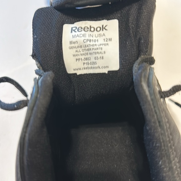 New Men’s Reebok 12M black athletic Oxford - Picture 4 of 6